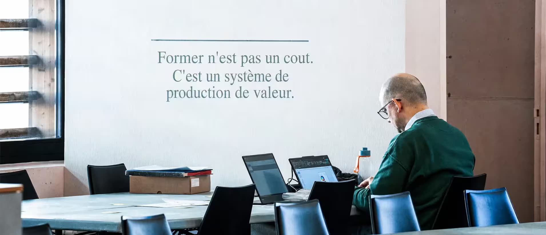 Former n'est pas un coût — Steven Delcourt